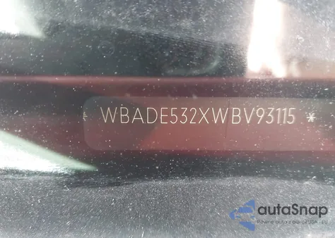 1998 BMW 540I z USA, uszkodzony, nr VIN WBADE532XWBV93115